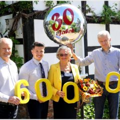 30 Jahre Malerwinkel Hotel – 6000 € – Spende für Hits fürs Hospiz