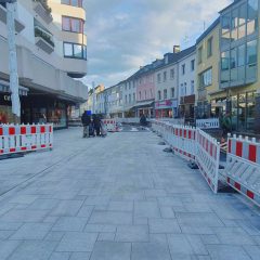 Umbau der Schloßstraße zieht weiter – Geänderte Verkehrsführung – Stand 2. April