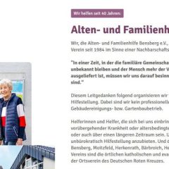 Das Bürgerpotal berichtet: 40 Jahre Alten- und Familienhilfe Bensberg – Mai 2024